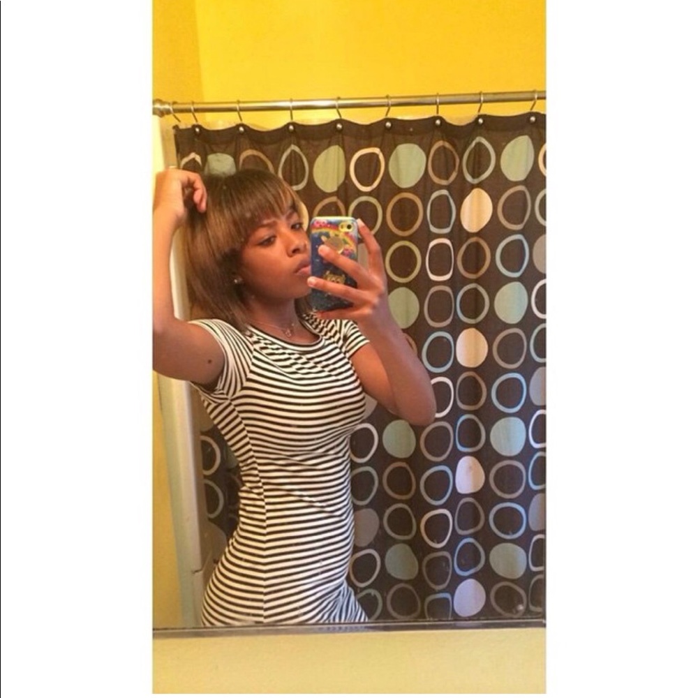 Forever 21 Striped Bodycon Dress